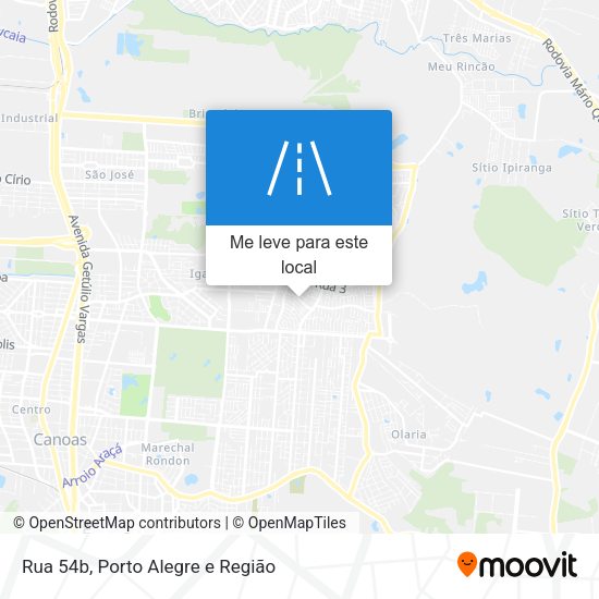 Rua 54b mapa