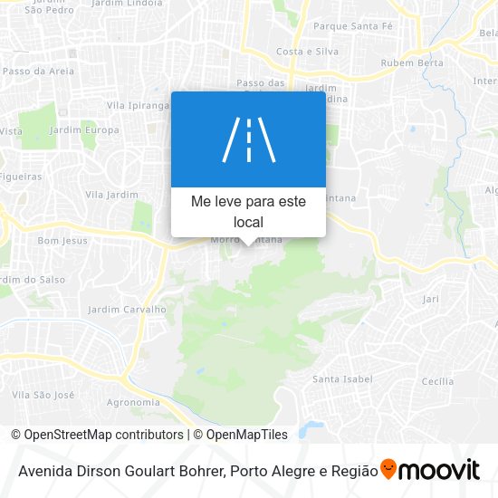 Avenida Dirson Goulart Bohrer mapa
