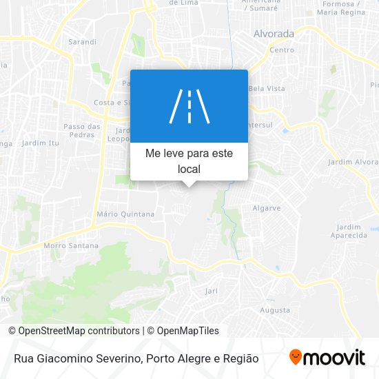 Rua Giacomino Severino mapa