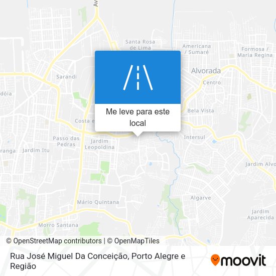 Rua José Miguel Da Conceição mapa