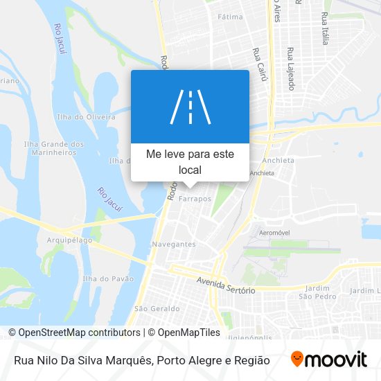 Rua Nilo Da Silva Marquês mapa