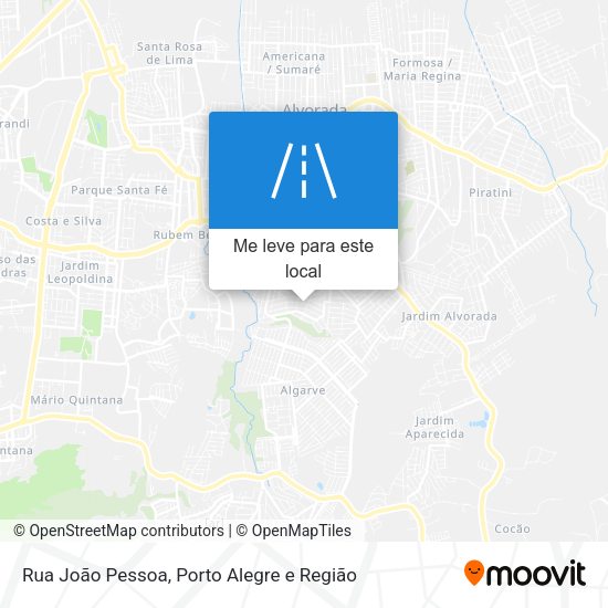 Rua João Pessoa mapa