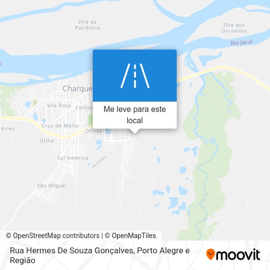 Rua Hermes De Souza Gonçalves mapa