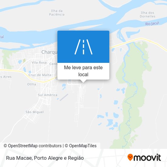 Rua Macae mapa