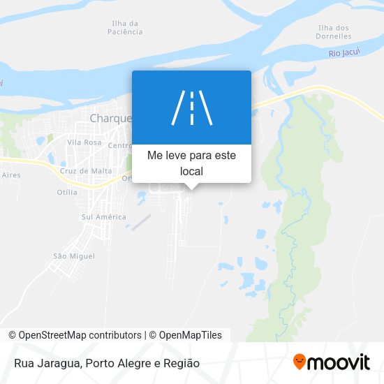 Rua Jaragua mapa