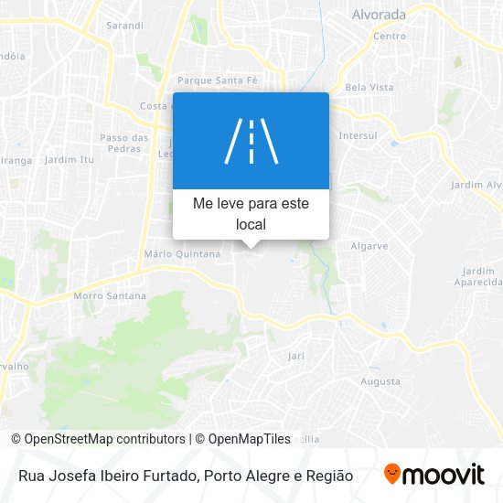 Rua Josefa Ibeiro Furtado mapa