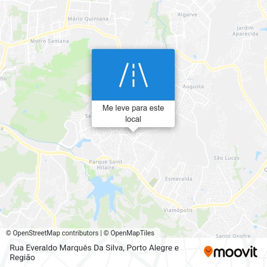 Rua Everaldo Marquês Da Silva mapa