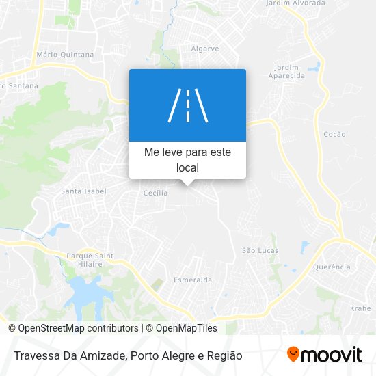 Travessa Da Amizade mapa