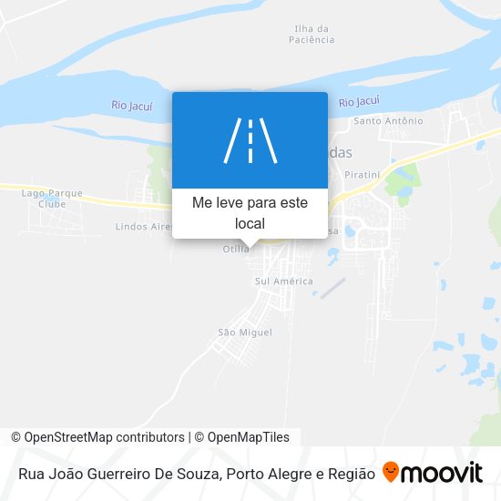 Rua João Guerreiro De Souza mapa