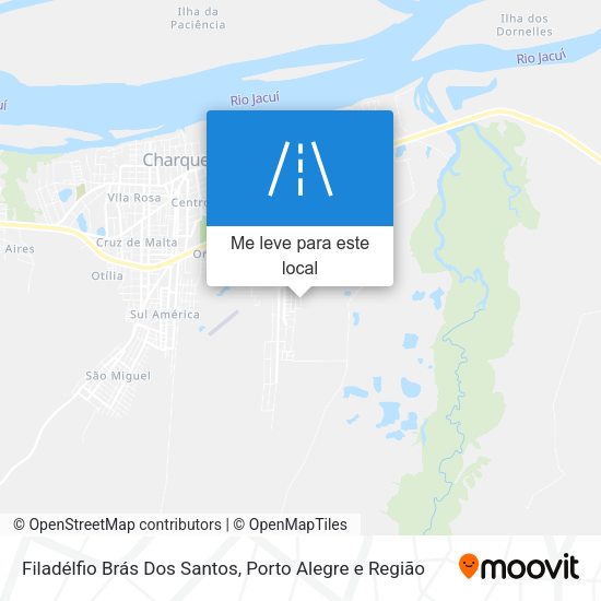 Filadélfio Brás Dos Santos mapa