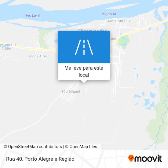 Rua 40 mapa