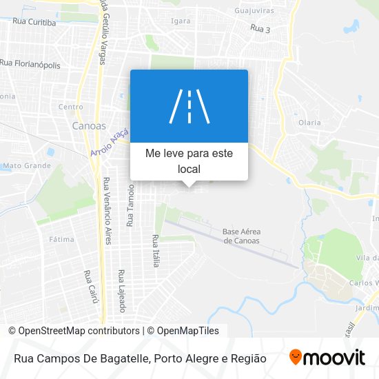 Rua Campos De Bagatelle mapa