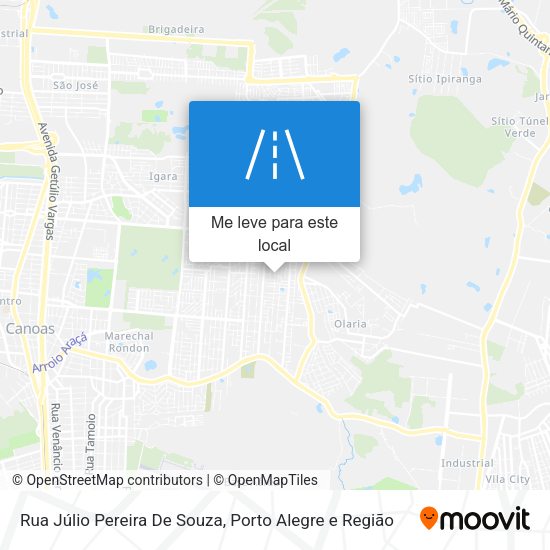 Rua Júlio Pereira De Souza mapa