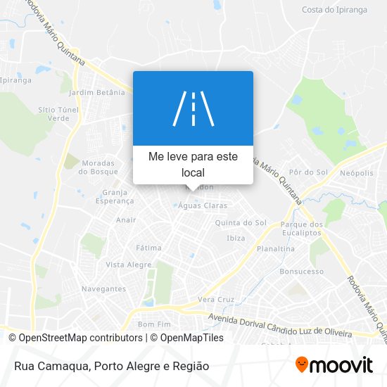 Rua Camaqua mapa