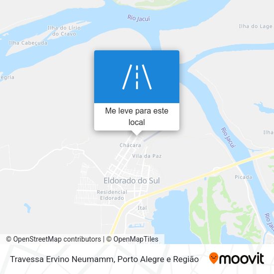 Travessa Ervino Neumamm mapa