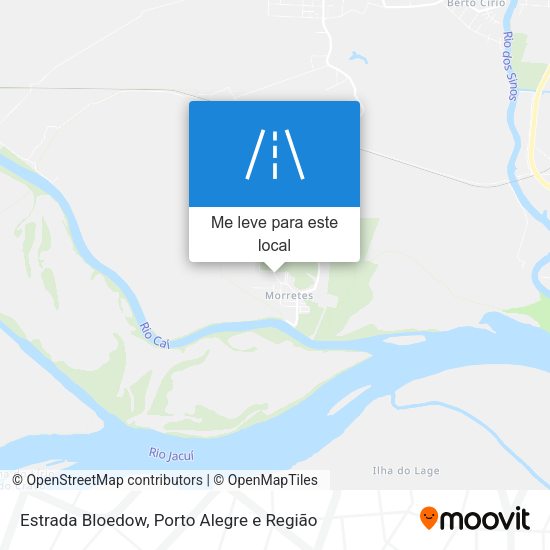 Estrada Bloedow mapa