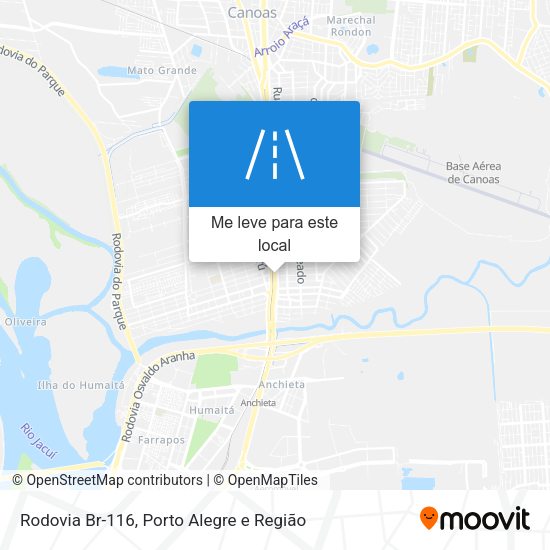 Rodovia Br-116 mapa