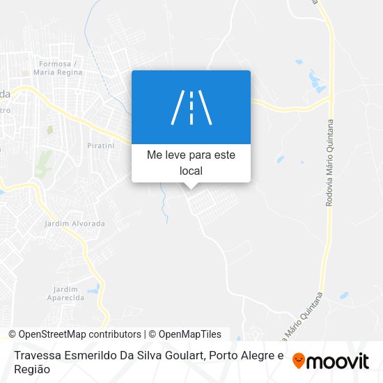 Travessa Esmerildo Da Silva Goulart mapa