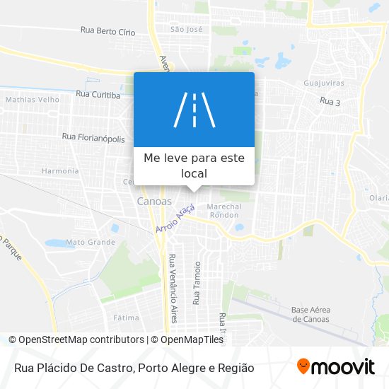 Rua Plácido De Castro mapa