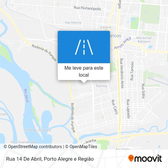 Rua 14 De Abril mapa