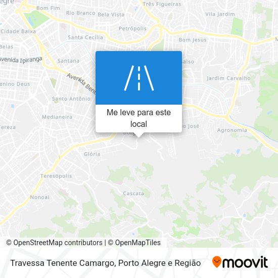 Travessa Tenente Camargo mapa