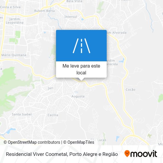 Residencial Viver Coometal mapa