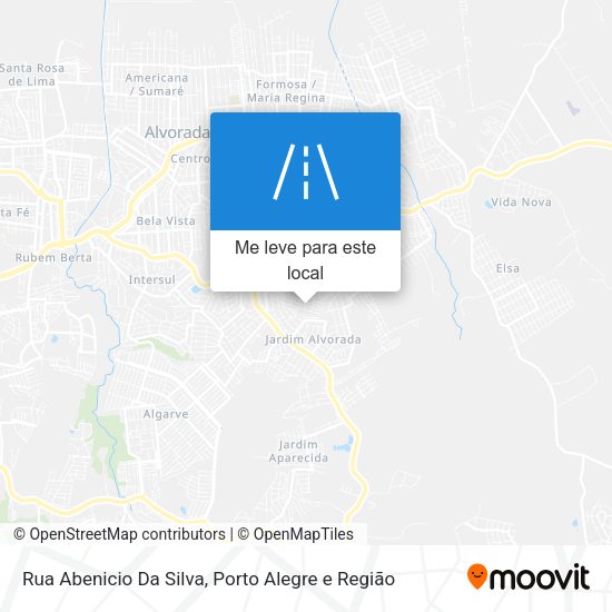 Rua Abenicio Da Silva mapa
