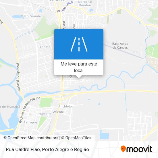 Rua Caldre Fião mapa