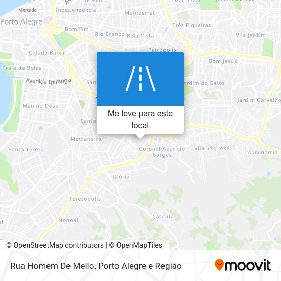 Rua Homem De Mello mapa