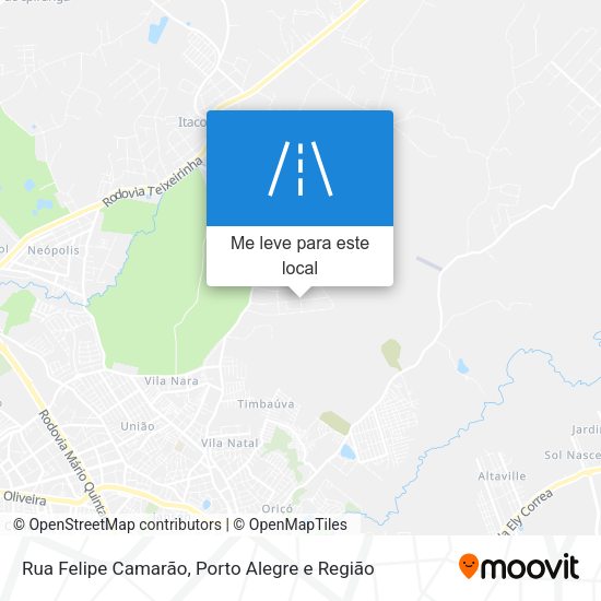 Rua Felipe Camarão mapa