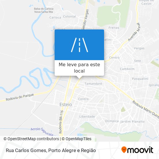 Rua Carlos Gomes mapa