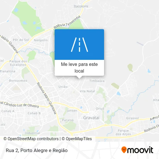 Rua 2 mapa