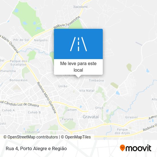 Rua 4 mapa