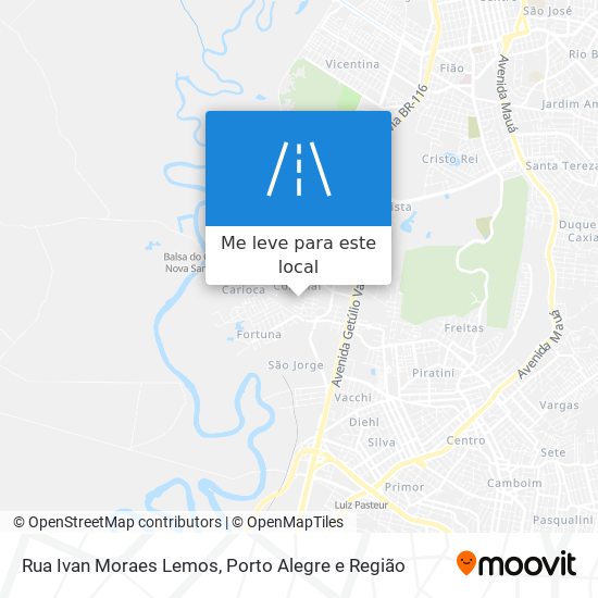 Rua Ivan Moraes Lemos mapa