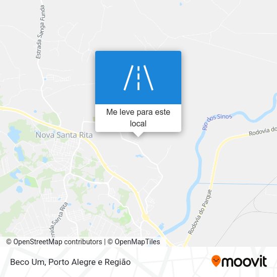 Beco Um mapa