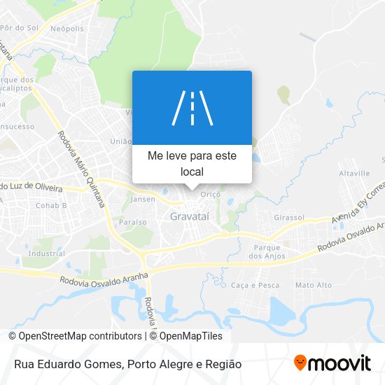 Rua Eduardo Gomes mapa