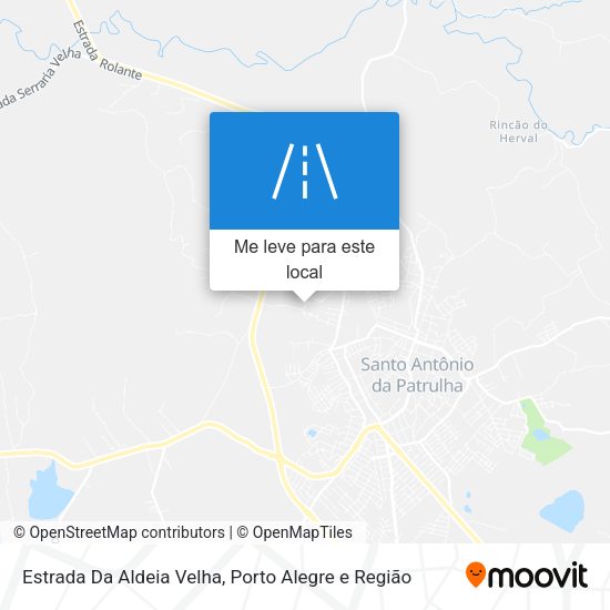 Estrada Da Aldeia Velha mapa