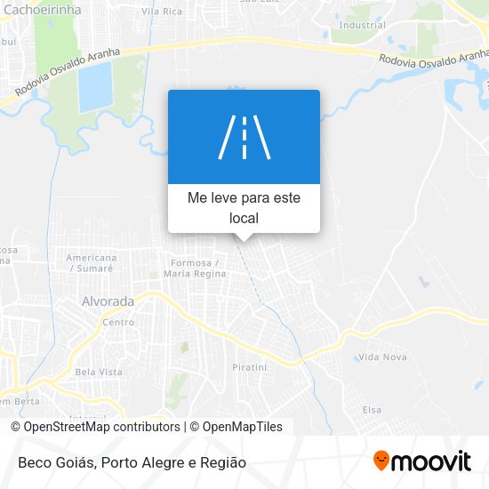 Beco Goiás mapa