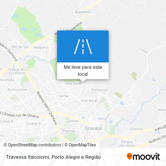 Travessa Itacolomi mapa