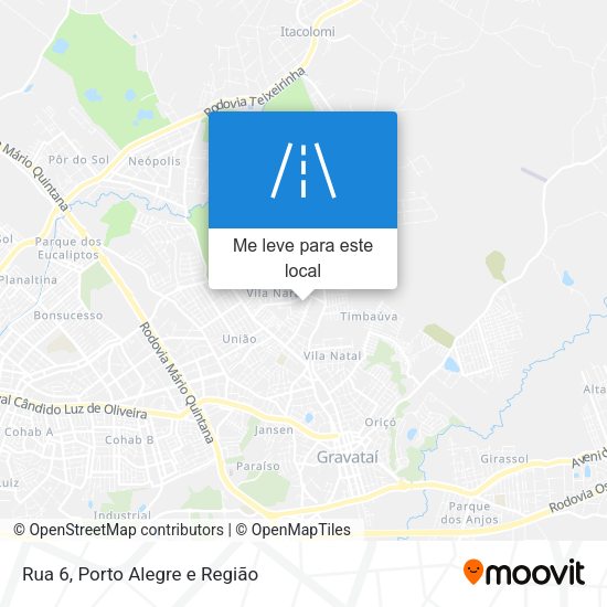 Rua 6 mapa