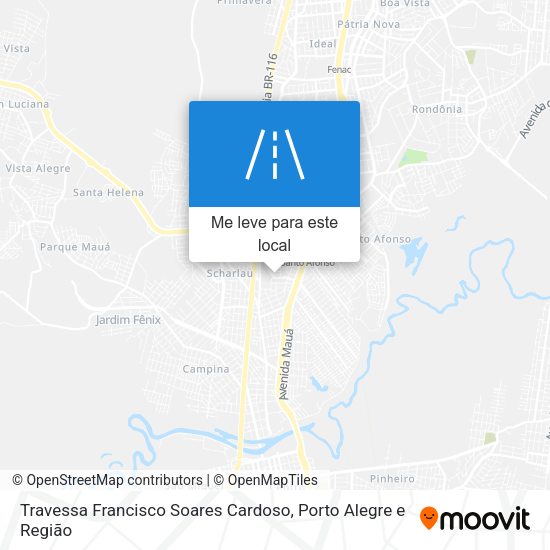 Travessa Francisco Soares Cardoso mapa