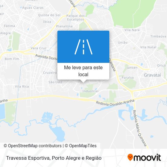 Travessa Esportiva mapa