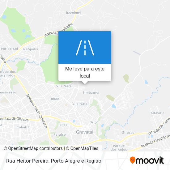 Rua Heitor Pereira mapa