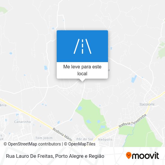 Rua Lauro De Freitas mapa