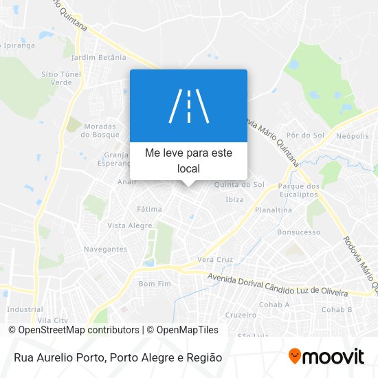 Rua Aurelio Porto mapa