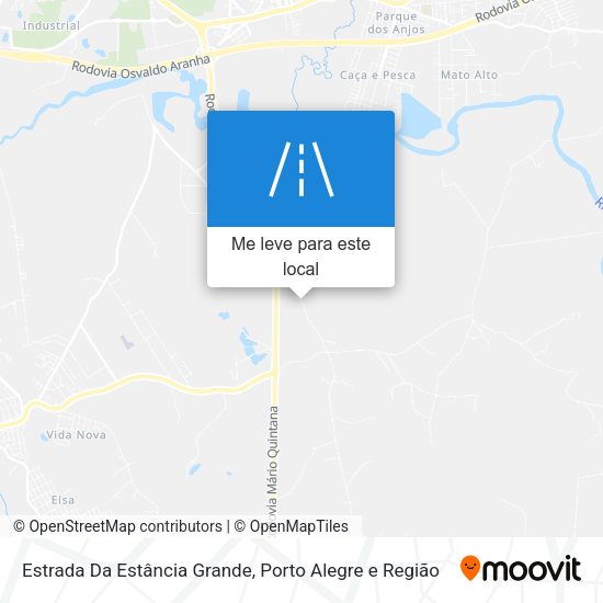 Estrada Da Estância Grande mapa