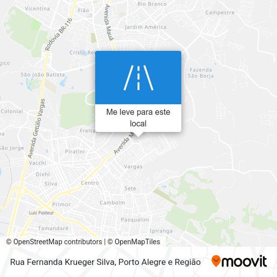 Rua Fernanda Krueger Silva mapa