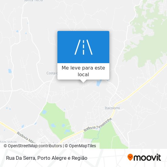 Rua Da Serra mapa