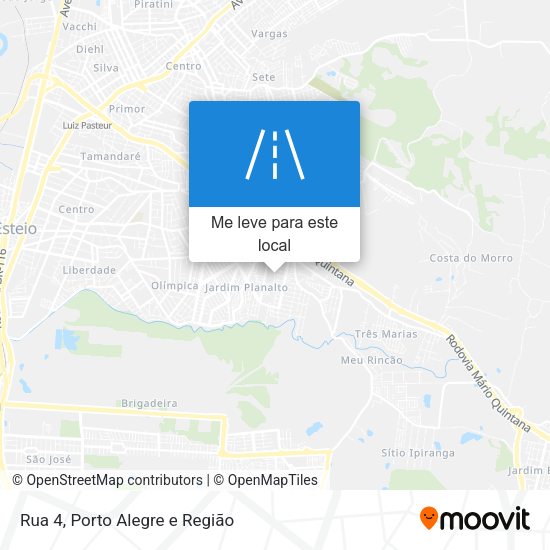 Rua 4 mapa