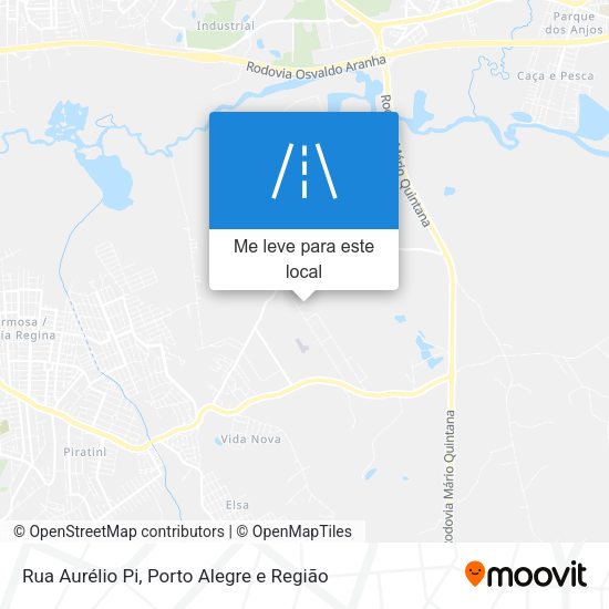 Rua Aurélio Pi mapa